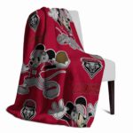 custom new mexico lobos mickey red blanket top rated