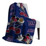 custom new york giants mickey blue blanket top rated