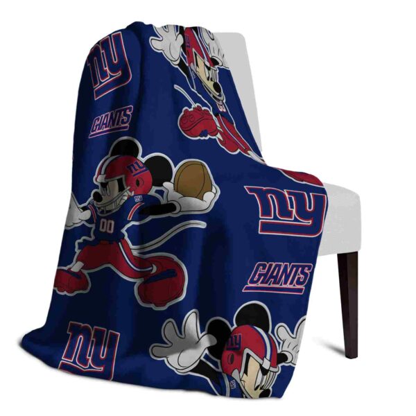 custom new york giants mickey blue blanket top rated