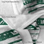 custom new york jets floral stripes green white blanket best selling