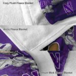 custom northwestern wildcats mickey purple blanket best selling