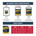 custom notre dame fighting irish grunge streaks navy blanket best selling