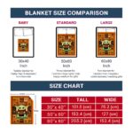 custom oklahoma state cowboys baby yoda orange blanket best selling