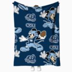 custom old dominion monarchs mickey blue blanket best selling