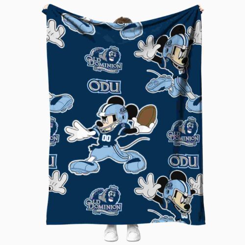 custom old dominion monarchs mickey blue blanket best selling