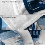 custom old dominion monarchs paint strokes blue white blanket best selling