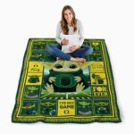 custom oregon ducks baby yoda green blanket best selling