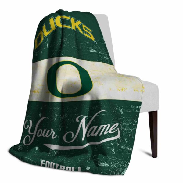 custom oregon ducks grunge texture green white blanket top rated