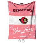 custom ottawa senators grunge texture red white blanket best selling