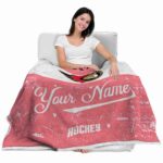 custom ottawa senators grunge texture red white blanket latest model
