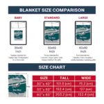 custom philadelphia eagles grunge streaks green blanket trendy
