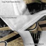 custom purdue boilermakers grunge streaks gold blanket best selling