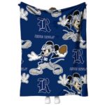 custom rice owls mickey navy blue blanket best selling