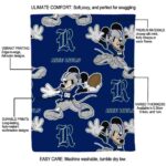 custom rice owls mickey navy blue blanket best selling