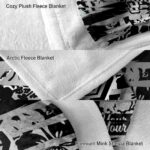 custom san antonio spurs floral stripes silver white blanket best selling