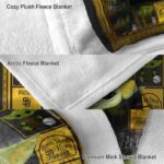 custom san diego padres baby yoda brown blanket premium grade