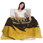 custom san diego padres grunge streaks brown blanket latest model