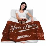 custom san francisco giants grunge texture orange white blanket best selling