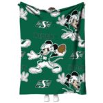 custom saskatchewan roughriders mickey green blanket best selling