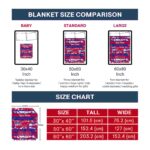 custom smu mustangs floral stripes blue white blanket best selling