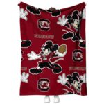 custom south carolina gamecocks mickey garnet blanket best selling