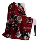 custom south carolina gamecocks mickey garnet blanket best selling