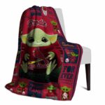 custom st louis cardinals baby yoda red blanket top rated
