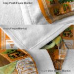 custom tennessee volunteers baby yoda orange blanket best selling