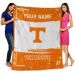custom tennessee volunteers paint strokes orange white blanket fashion forward