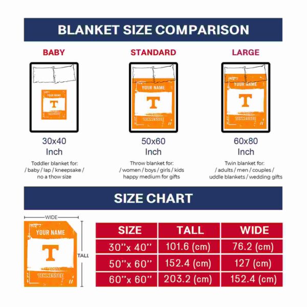 custom tennessee volunteers paint strokes orange white blanket trendy