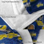 custom toledo rockets mickey blue blanket best selling