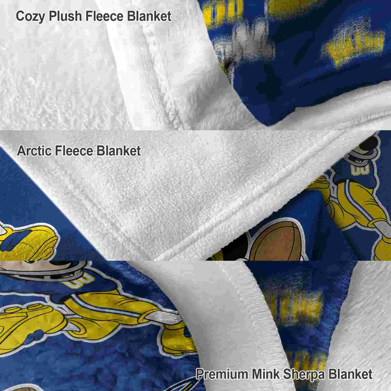 custom toledo rockets mickey blue blanket premium grade custom toledo rockets mickey blue blanket premium grade