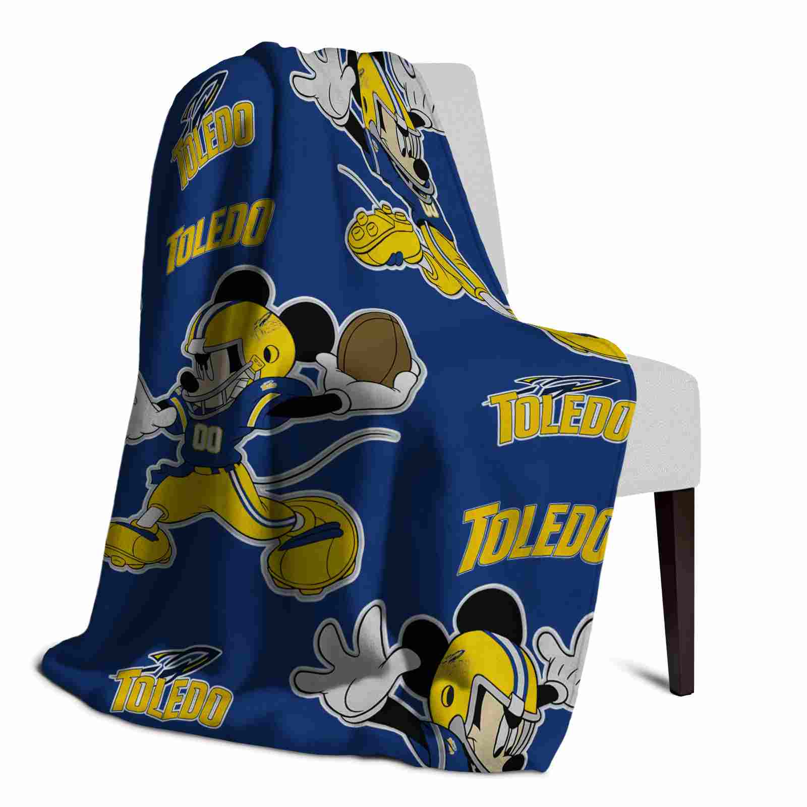 custom toledo rockets mickey blue blanket top rated custom toledo rockets mickey blue blanket top rated