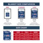 custom toronto blue jays floral stripes blue white blanket trendy