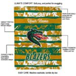 custom uab blazers floral stripes green white blanket best selling