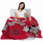 custom unlv rebels mickey red blanket latest model