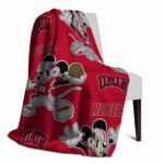 custom unlv rebels mickey red blanket top rated