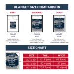 custom utah state aggies grunge streaks navy blanket best selling