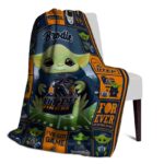 custom utep miners baby yoda blue blanket top rated
