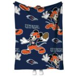 custom utsa roadrunners mickey orange blanket best selling