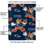 custom utsa roadrunners mickey orange blanket best selling