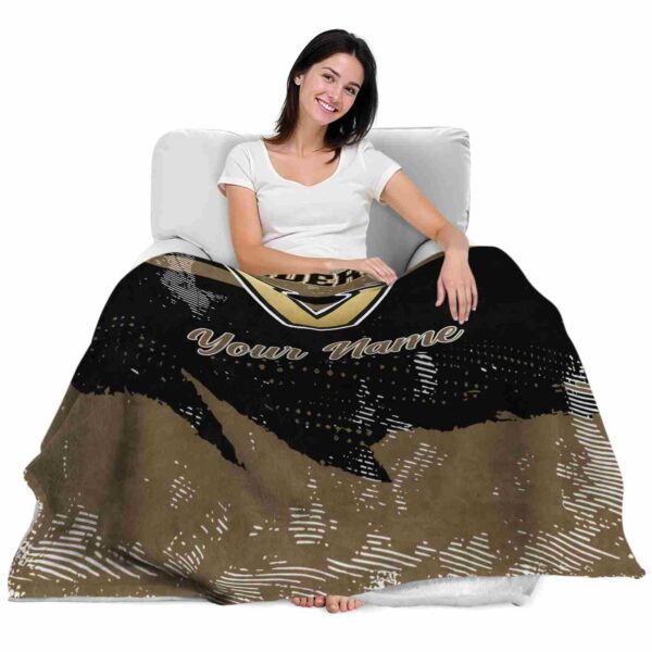 custom vanderbilt commodores grunge streaks black blanket latest model