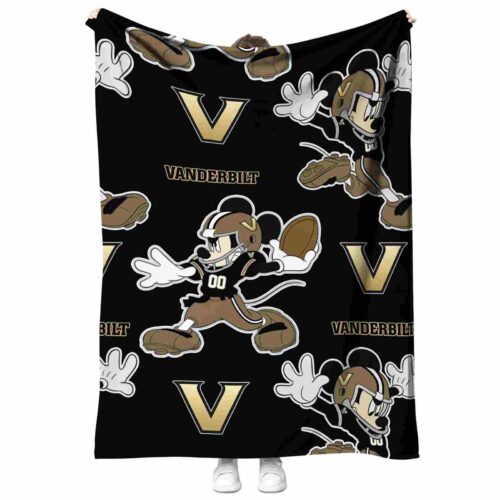 custom vanderbilt commodores mickey black blanket best selling
