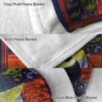 custom virginia cavaliers baby yoda blue blanket best selling
