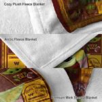custom washington commanders baby yoda burgundy blanket best selling