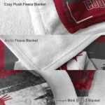 custom washington state cougars paint strokes crimson white blanket best selling