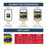custom west virginia mountaineers grunge streaks blue blanket best selling