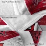 custom western kentucky hilltoppers grunge texture red white blanket best selling