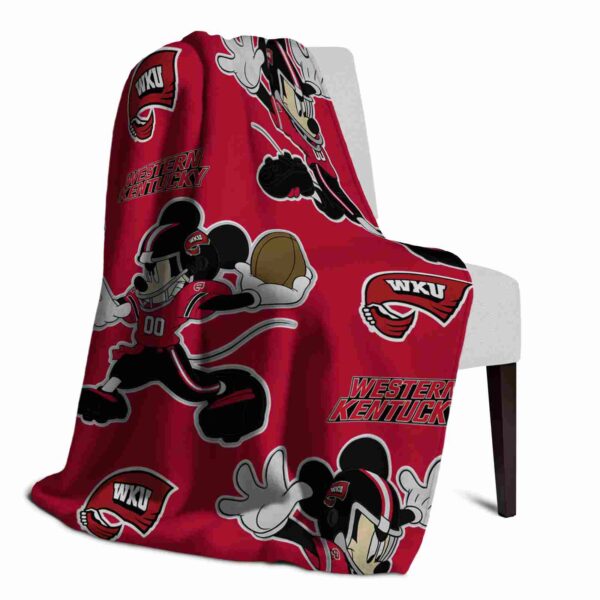 custom western kentucky hilltoppers mickey red blanket top rated