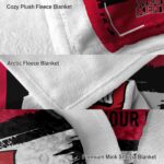 custom western kentucky hilltoppers paint strokes red white blanket best selling